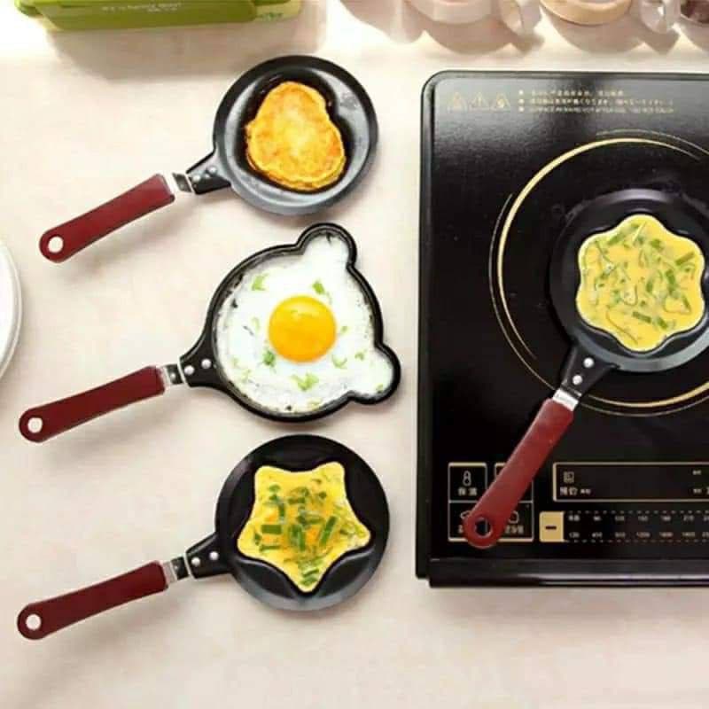 طاسة على شكل دبدوب لعمل البان كيك والبيض للأطفال