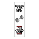 Gym Vinyl Sticker Pack Reusable &amp; Waterproof