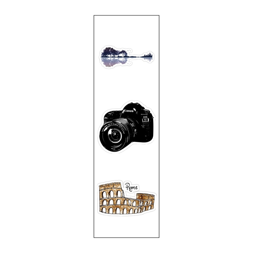 Art Lovers Vinyl Sticker Pack Reusable &amp; Waterproof
