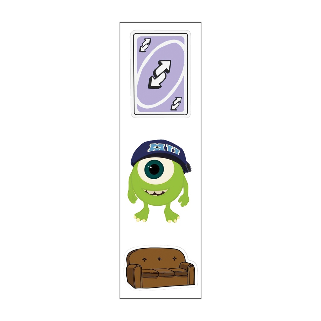 Spacetoon Lovers Vinyl Sticker Pack Reusable &amp; Waterproof
