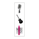 Music World Vinyl Sticker Pack Reusable &amp; Waterproof