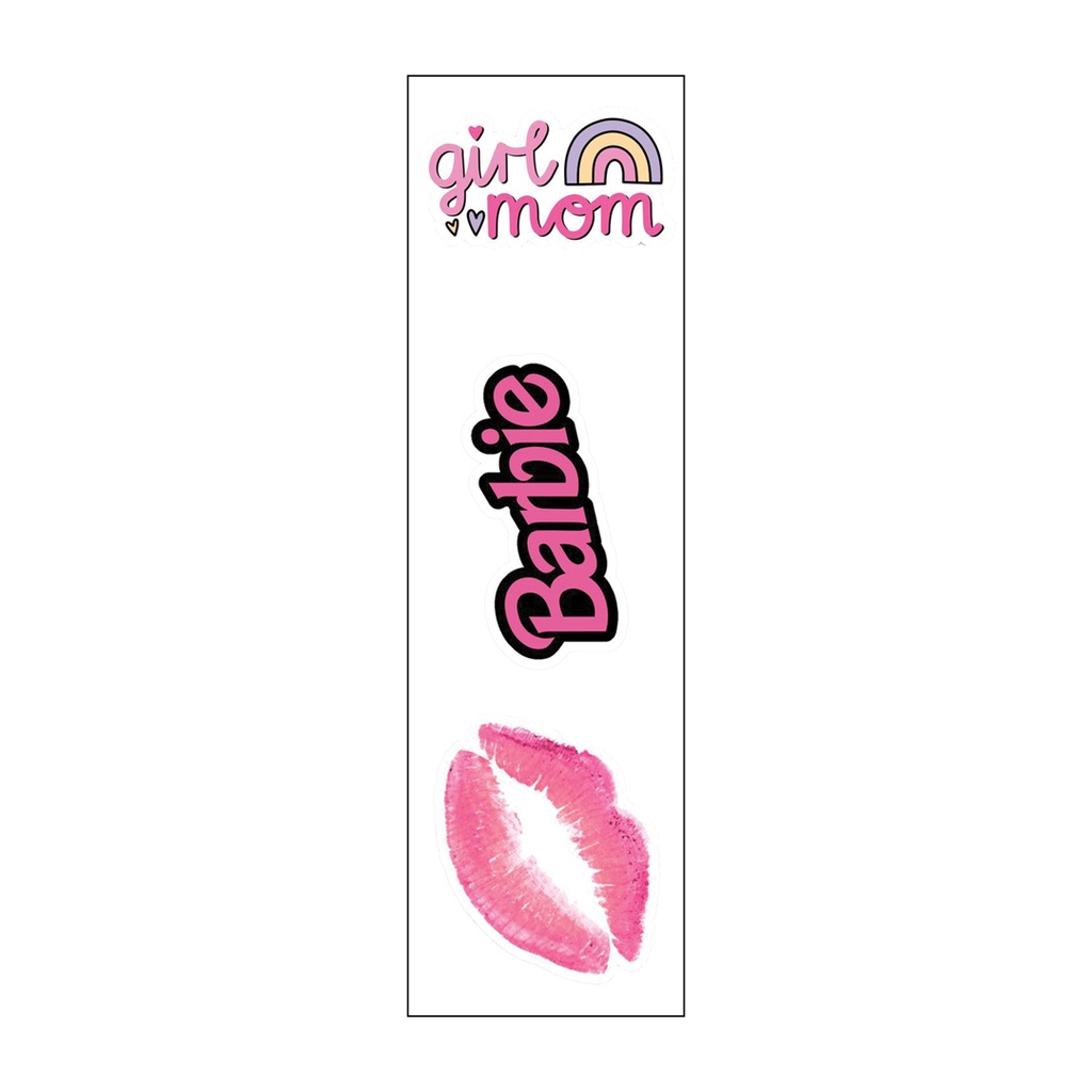 Barbie Vinyl Sticker Pack Reusable &amp; Waterproof