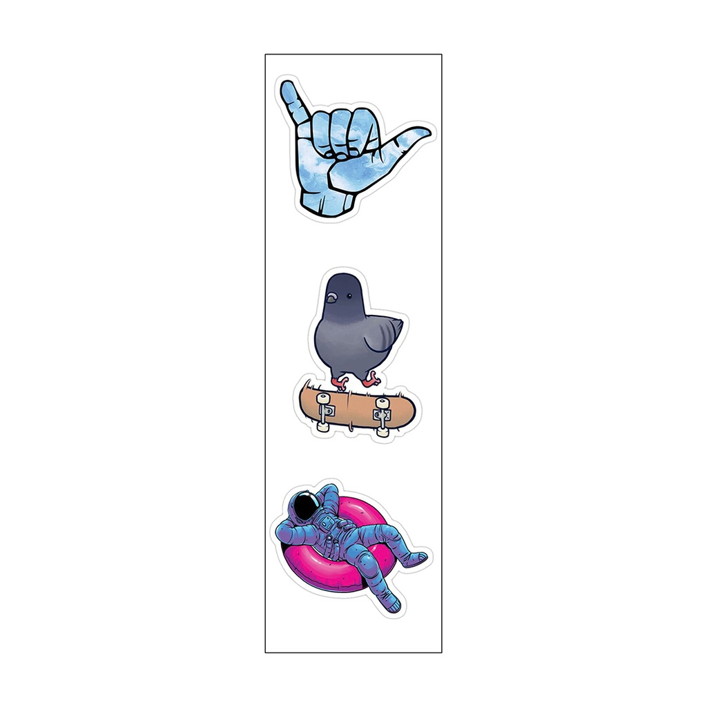 Cool Vinyl Sticker Pack Reusable &amp; Waterproof