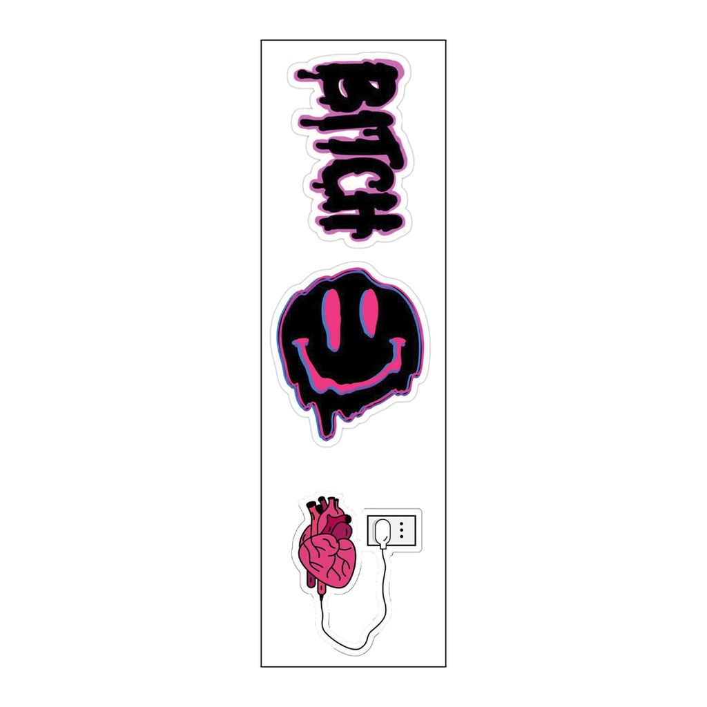 I’m Like 104% Tired Vinyl Sticker Pack Reusable &amp; Waterproof