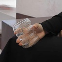 مج بومبيه زجاجي بايركس طويل للايس كوفي والعصائر المثلجة والكابتشينو