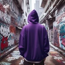 Trust God + Chill هودي اوفر سايز قطن