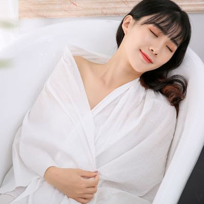 فوطة الإستحمام الكبيرة المضغوطة للإستخدام مرة واحدة للسفر والرحلات