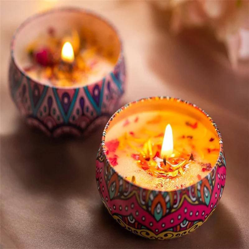 شمع علبه صاج وسط