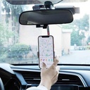 حامل موبايل دوار 360 درجة يعلق في مراية السيارة لرؤية وتحكم أفضل