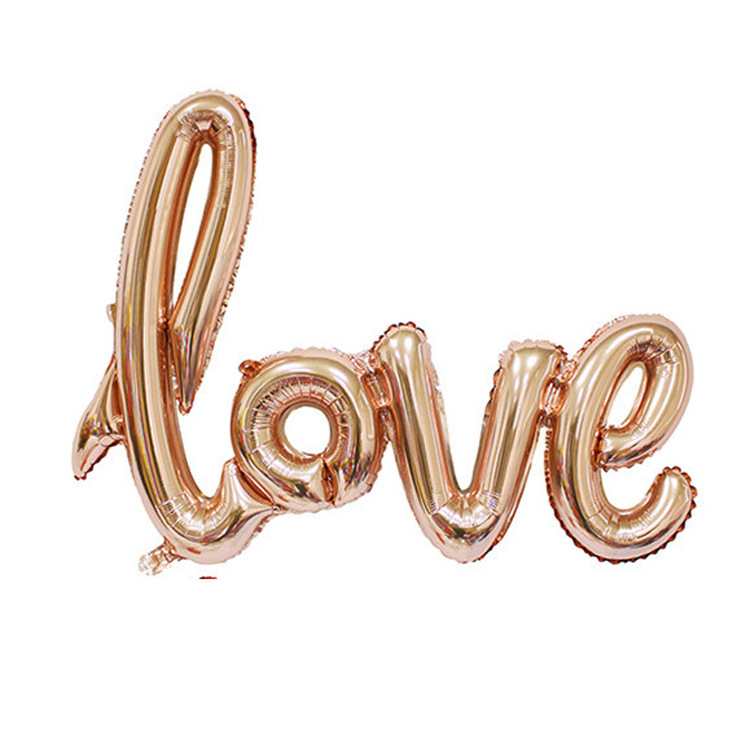 CM 109*66 بالوان مختلفة Love بالون هيليوم