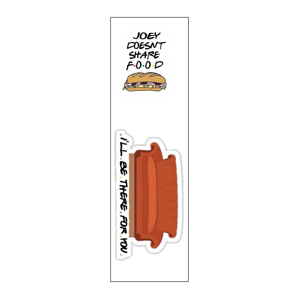 Friends Vinyl Sticker Pack Reusable &amp; Waterproof