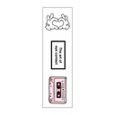 Music Lovers Vinyl Sticker Pack Reusable &amp; Waterproof