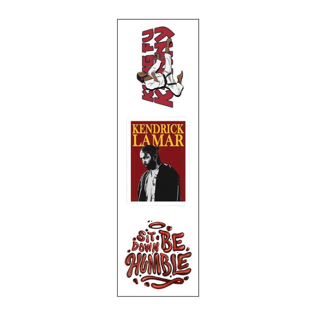 King Kunta Vinyl Sticker Pack Reusable &amp; Waterproof