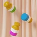 رولر واقي الشمس ببكرة دوارة قابل لاعادة الملئ للسفر والخروجات - 100 مللي