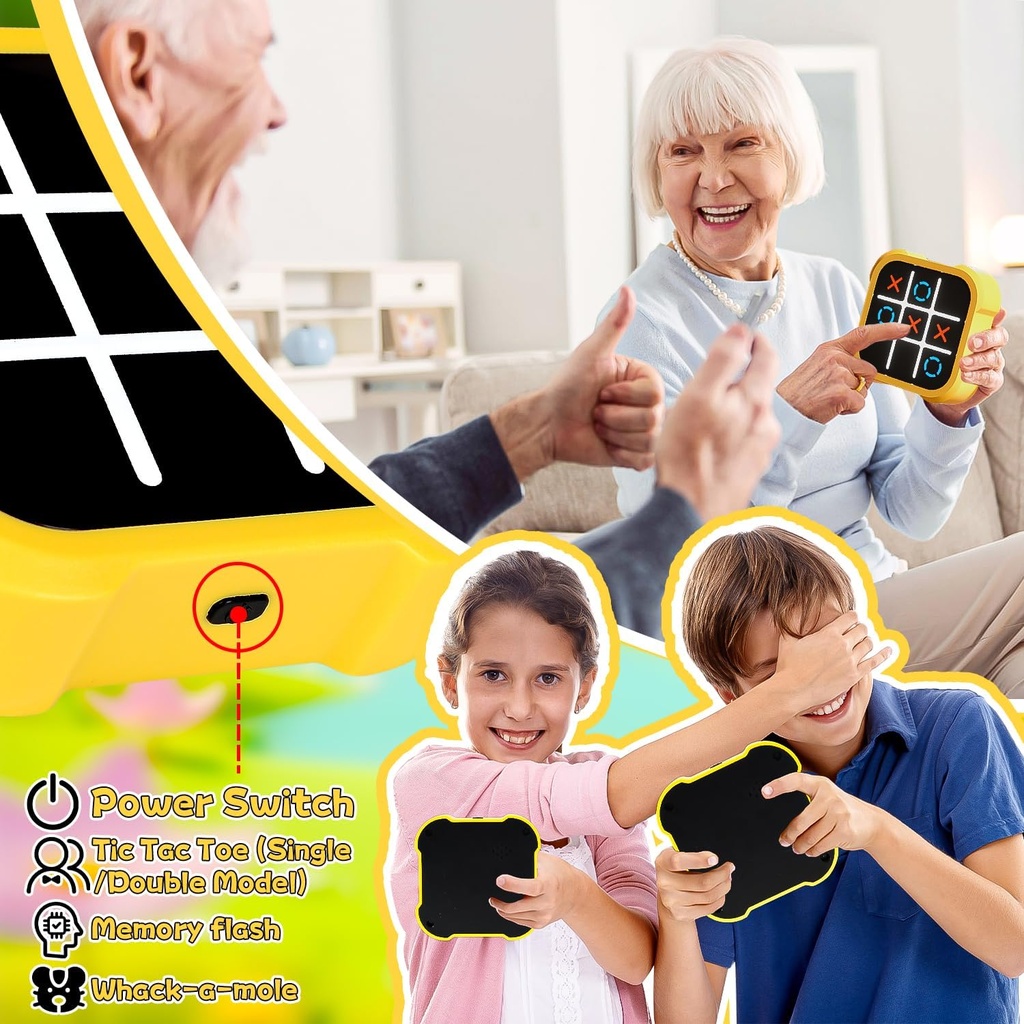 الالكترونية 3*1محمولة قابلة للشحن (XO) لعبة