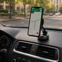 حامل موبايل مغناطيسي للسيارة قابل للدوران 360 درجة بقاعدة شفط قوية وثابتة