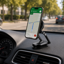 حامل موبايل مغناطيسي قابل للطي للسيارة بقاعدة شفط قوية ودوران 360 درجة