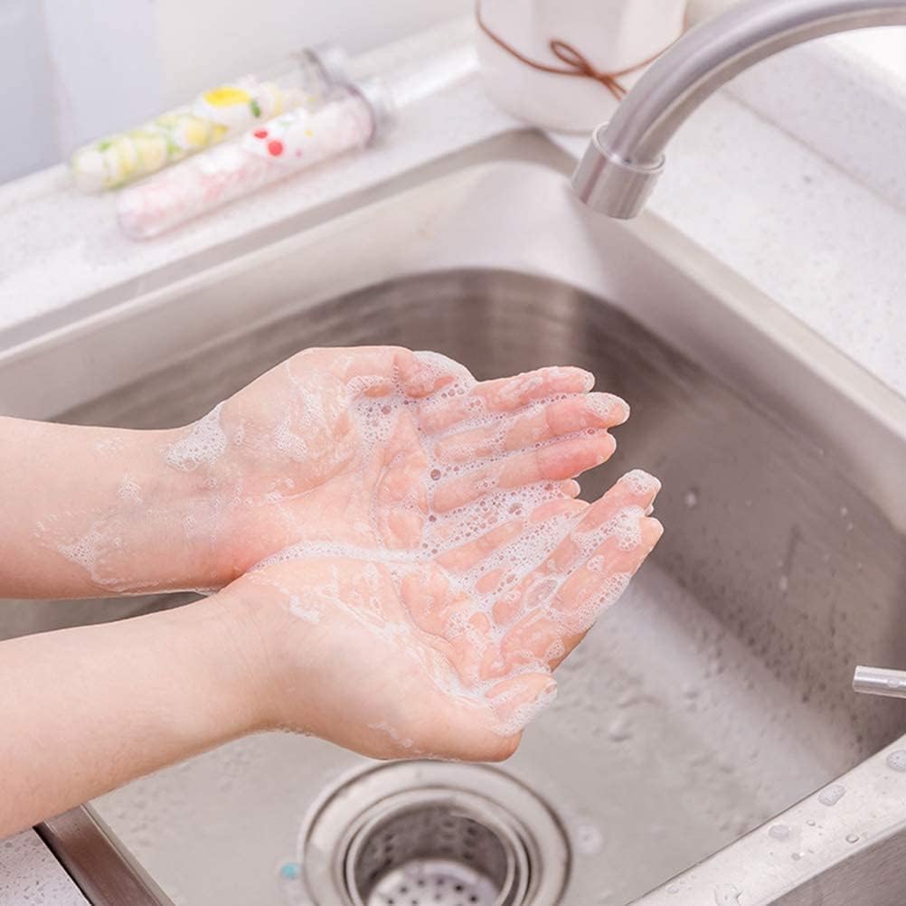 صابون ورقي مجفف بتصميم الزهور لغسل اليدين خارج المنزل بروائح زاهية