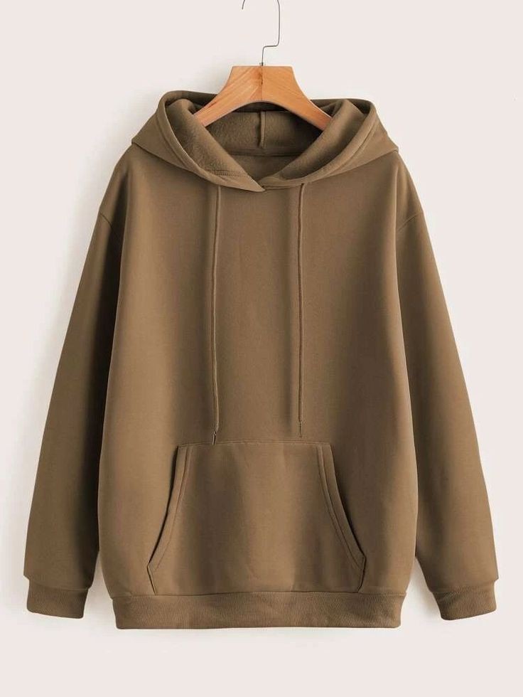 Hoodie Stock Resirve Unisex - Brown