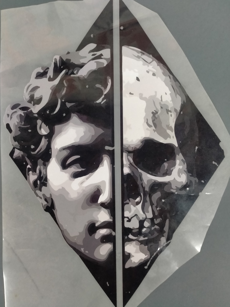 Statue of david Print
