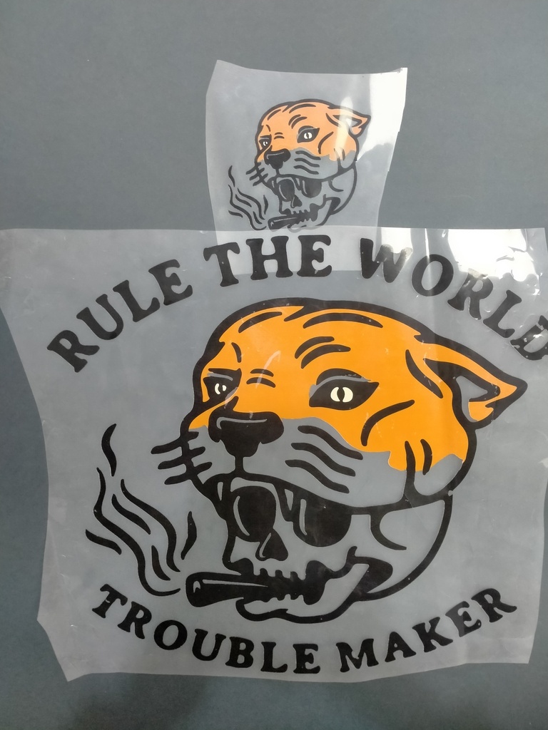 Tiger Skull (print)