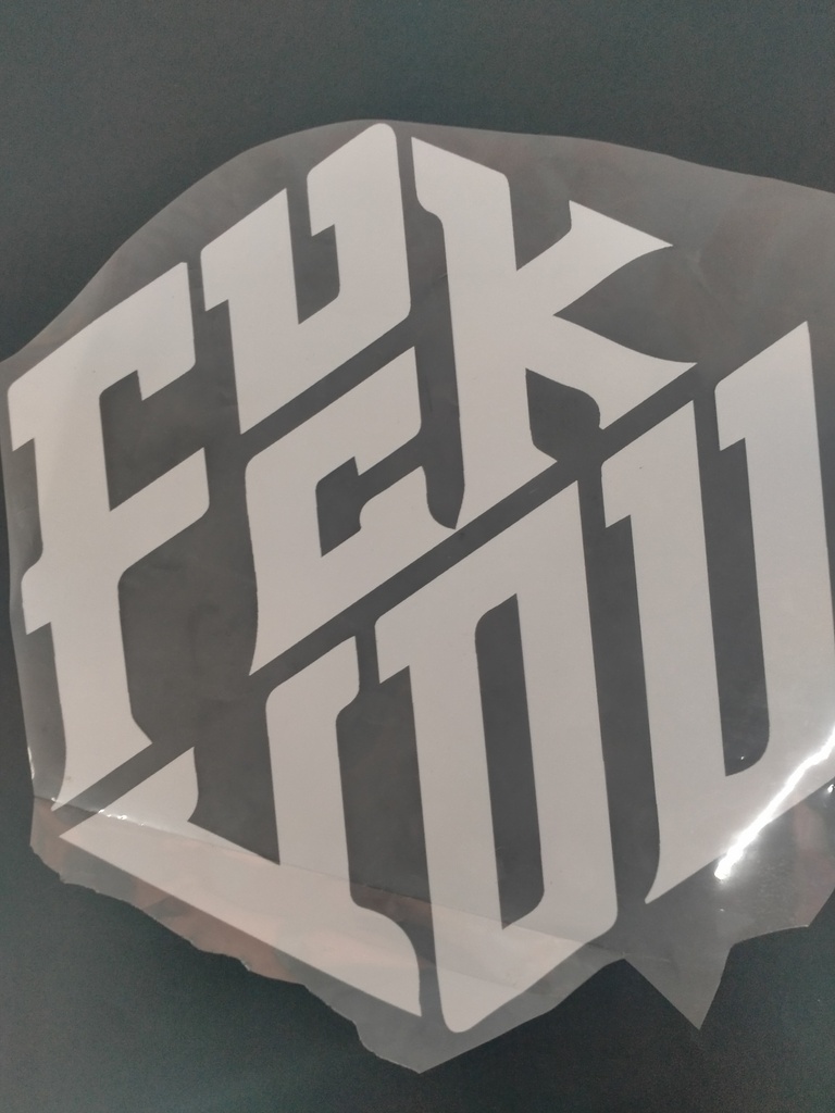 Fuck You print