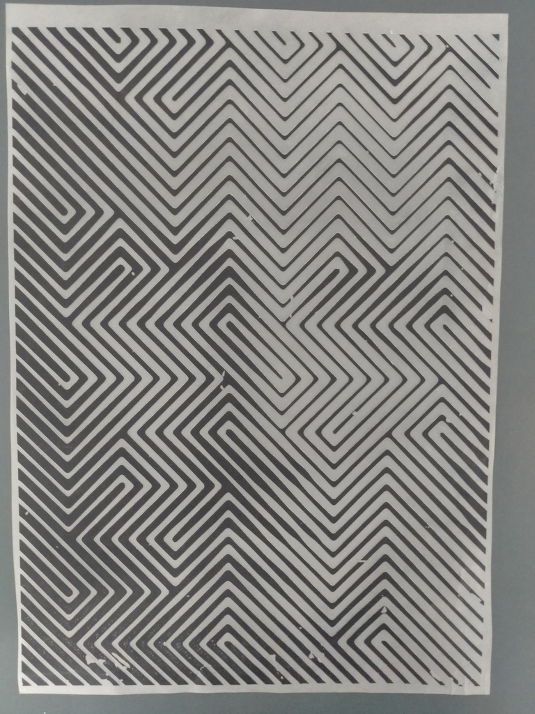 Maze Print print
