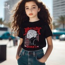 Mikey تيشيرت اطفال قطن باللون الاسود
