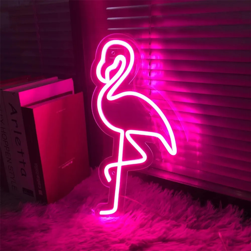 Flamingo Neon Led Light Sign Art Decor