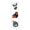 Cartoon Lovers Vinyl Sticker Pack Reusable &amp; Waterproof