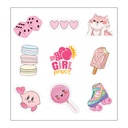 pretty Vinyl Sticker Pack Reusable &amp; Waterproof