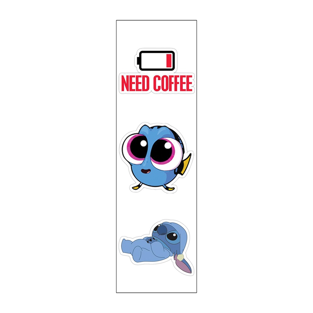 Need Coffee Vinyl Sticker Pack Reusable &amp; Waterproof