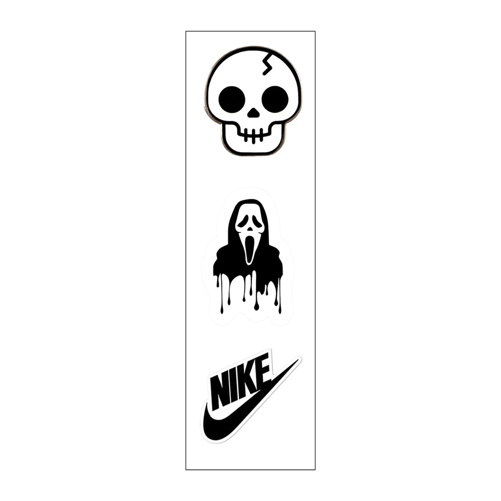 No Control Vinyl Sticker Pack Reusable &amp; Waterproof