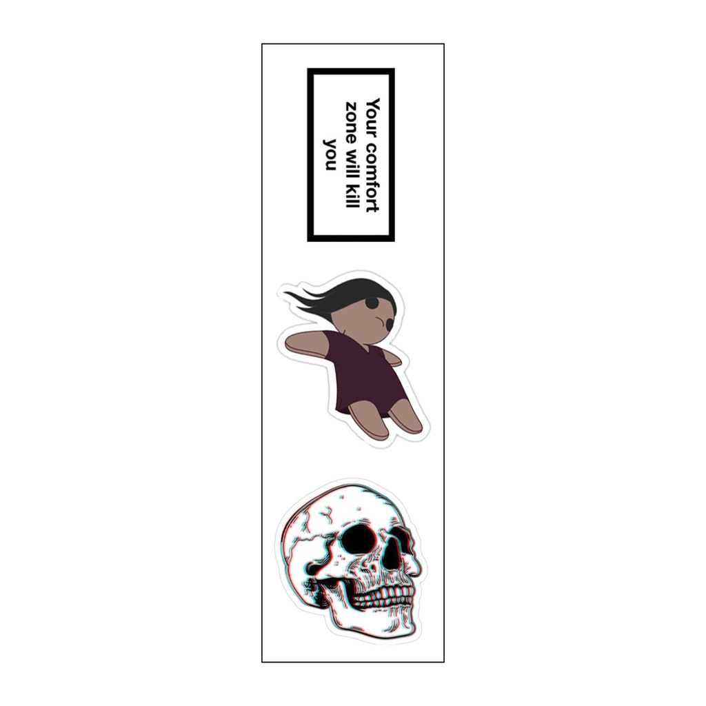 I Hate People Vinyl Sticker Pack Reusable &amp; Waterproof