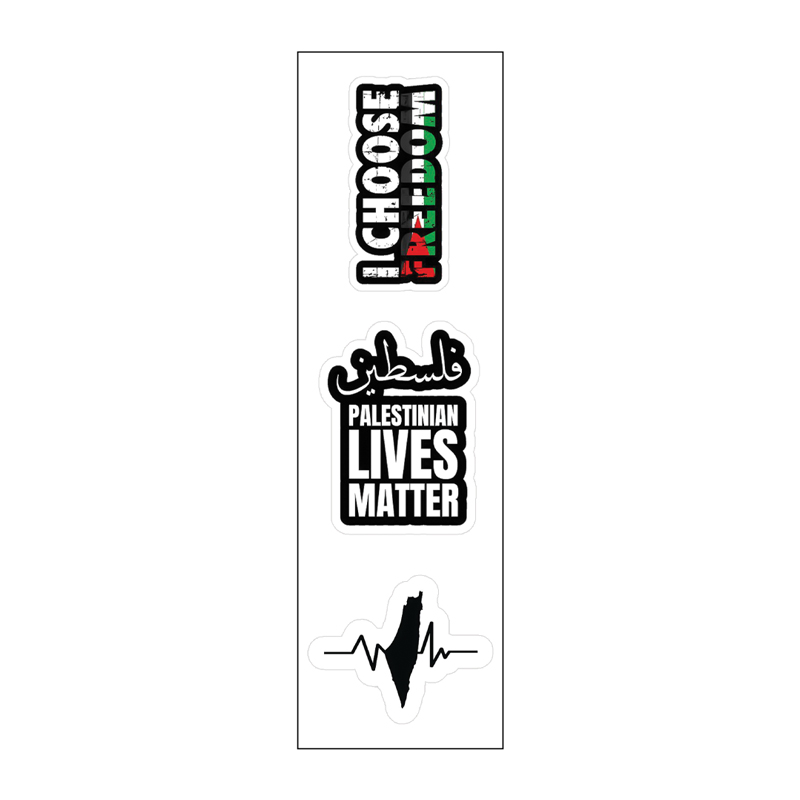 I Choose Freedom Vinyl Sticker Pack Reusable &amp; Waterproof