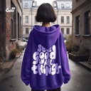 See Good in All Things هودي اوفر سايز قطن