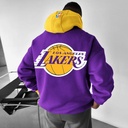 Los Angeles Lakers هودي اوفر سايز قطن
