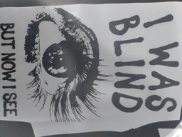 [HH00017400] I Was Blind But Now I See print