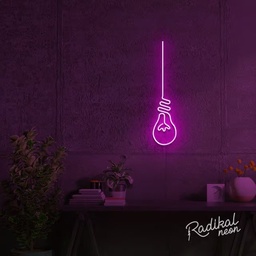 [HH00005177] Light Bulb Neon Led Light Sign Art Decor