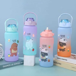 [HH00005210] Banda Water Bottle with Sealed Cap and Straw 2 liter 