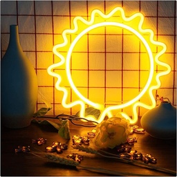[HH00005789] Sun Neon Led Light Sign Art Decor