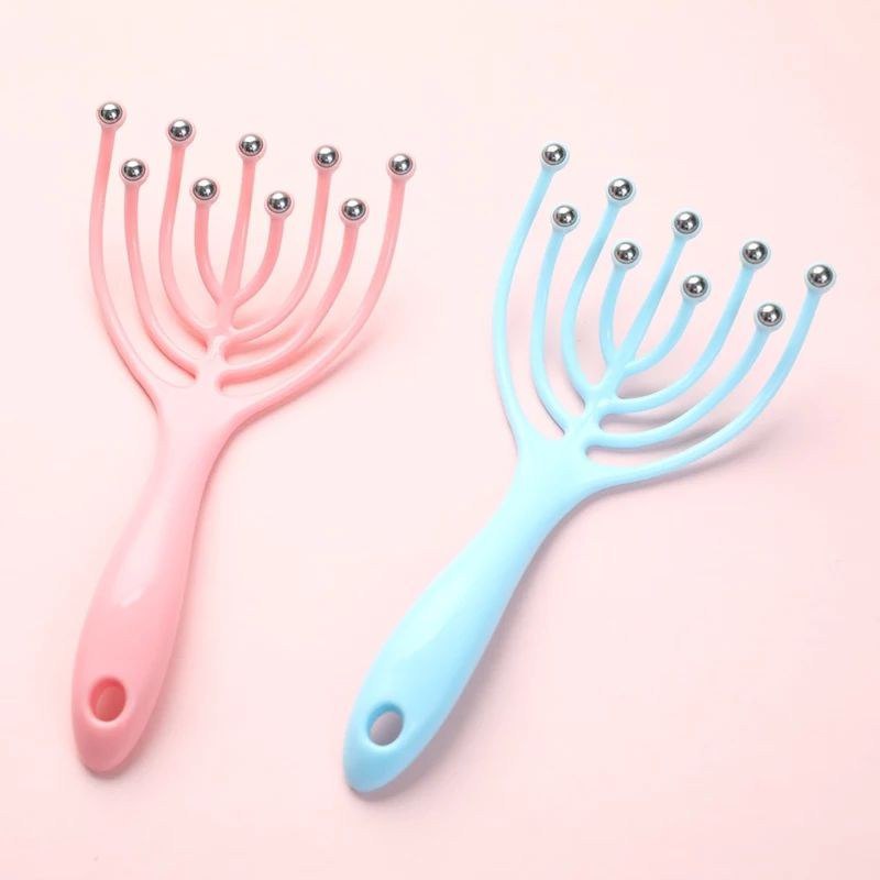 مشط الاخطبوط لتدليك فروة الراس والمساعدة علي الاسترخاء