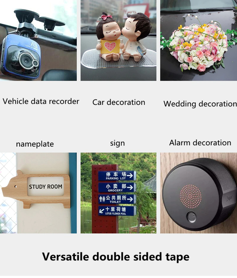 لزق دبل فيس قوي شفاف بديل للمسامير لتعليق اللوح واي شئ بدون حفر وتخريم فردي
