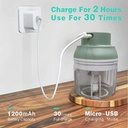 كبة بالشحن لتقطيع وفرم الثوم والبصل عملية وسهلة الاستخدام