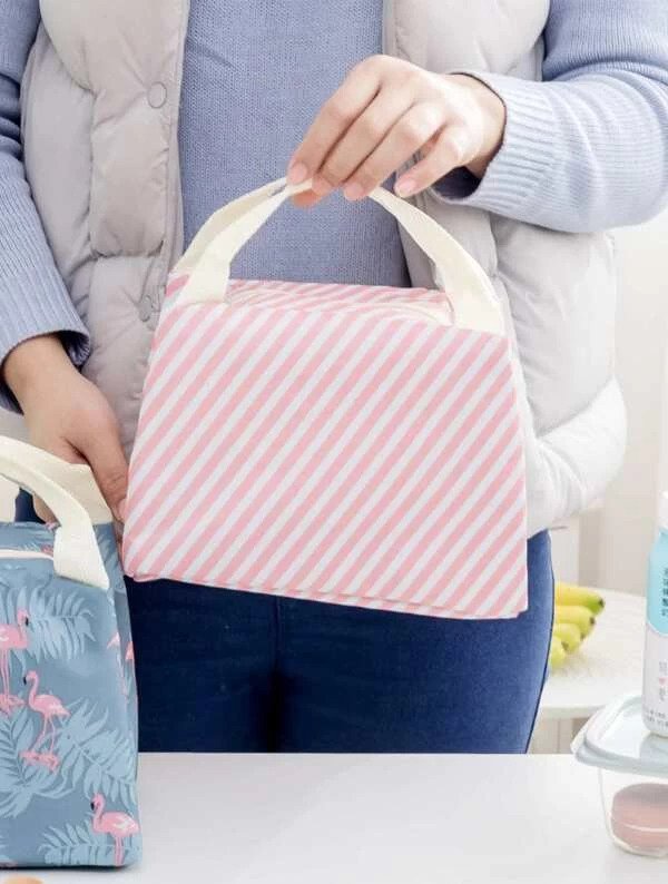 شنطة لانش بوكس حرارية لحفظ الطعام والمشروبات للعمل والدراسة بيد