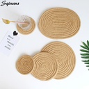 كوستر هاند ميد دائري للسفرة والمطبخ