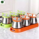 طقم توابل 3*1 قاعدة بمعلقة كود