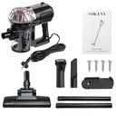 مكنسة كهربائية محمولة بثلاث رؤوس مختلفة لسهولة التنظيف 600 واط