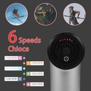 مسدس مساج وتدليك لعضلات الجسم ب 6 سرعات مختلفة