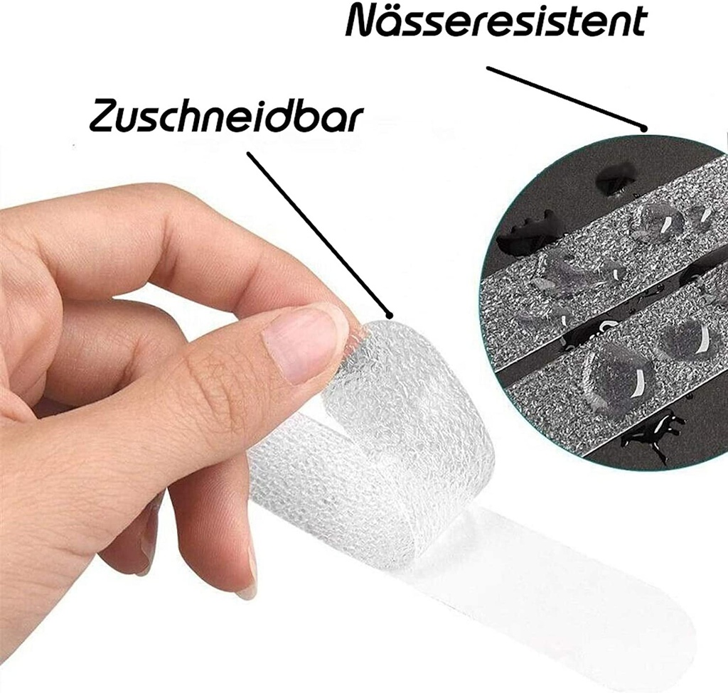 شرائط مانعة للانزلاق والتزحلق ذاتية اللصق للبانيو والحمام متعددة الاستخدامات 8 شرائط